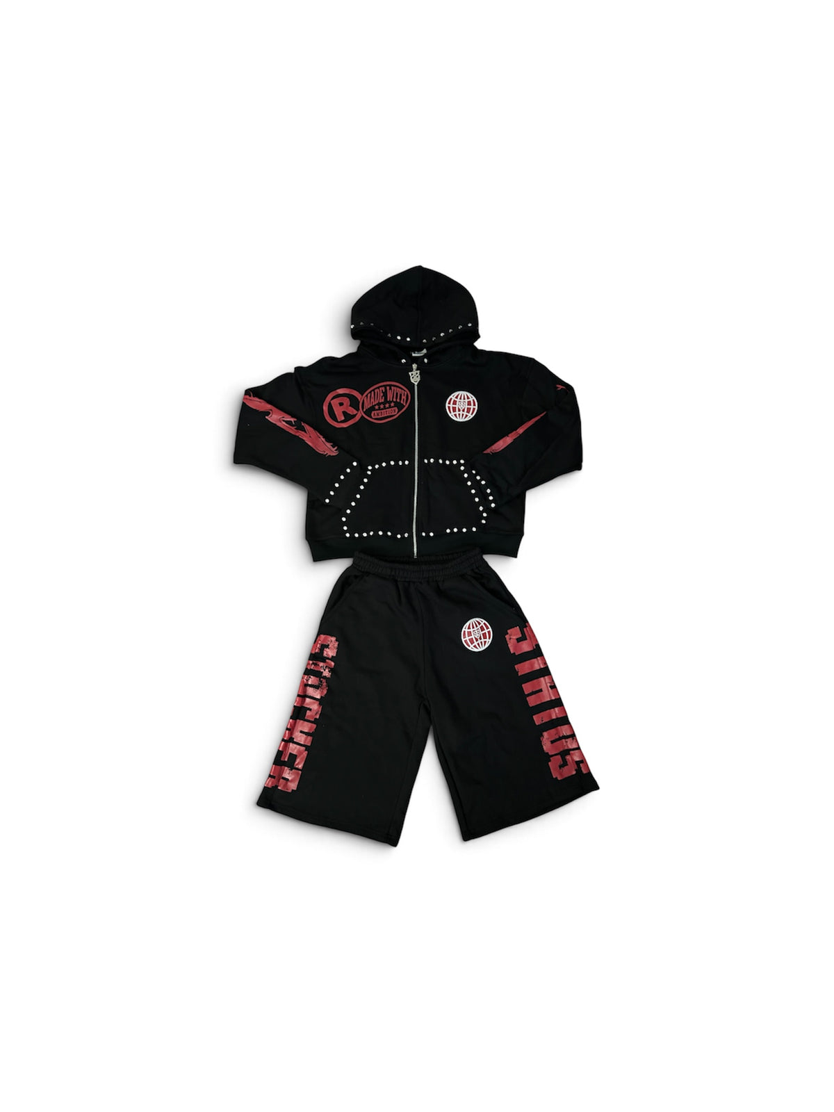 Elevation sets black/ red